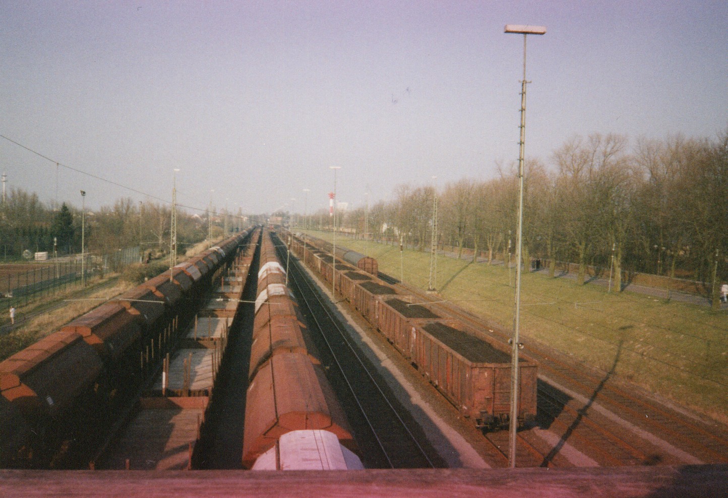 Güterbahnhof voll
